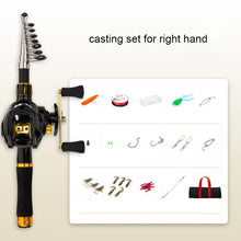 Load image into Gallery viewer, Carbon Fiber Casting Rod Reel Combo 2.1m