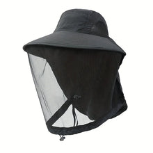 Load image into Gallery viewer, UV Face Cover Fishing Hat