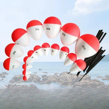 Load image into Gallery viewer, Foam Big-Belly Drift Floats 10-Pack (1–10g)