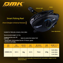 Load image into Gallery viewer, DMK Yancey Qinglan DC Baitcasting Reel 8.5:1