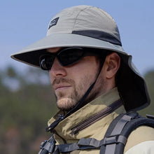 Load image into Gallery viewer, Neck Flap Wide Brim Fishing Hat