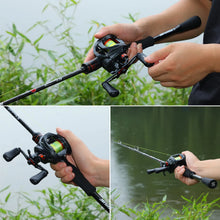 Load image into Gallery viewer, Sougayilang Baitcasting Rod Reel Combo 17LB Drag
