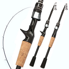 Load image into Gallery viewer, Carbon Telescopic Baitcasting &amp; Spinning Lure Rod (1.5–2.4m)