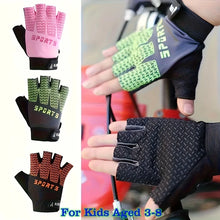 Load image into Gallery viewer, Kids Quick-Dry Half-Finger Sports Gloves