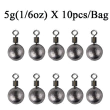 Load image into Gallery viewer, Multi-Size Fishing Sinkers 3.5–20g