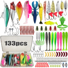 Load image into Gallery viewer, Multi-Lure Tackle Box Kit 83–409pcs
