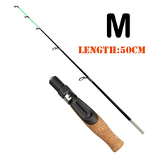 Load image into Gallery viewer, JOHNCOO 50cm Ice Fishing Rod with Cork Handle