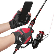 Load image into Gallery viewer, Three-Finger Exposed Anti-Slip Fishing Gloves