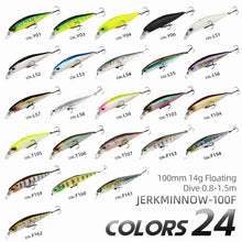 Load image into Gallery viewer, MEREDITH Jerk Minnow 100F Floating Wobbler (10cm, 14g)