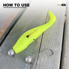 Load image into Gallery viewer, Spinpoler 5" Paddle-Tail Soft Swimbait Shad, 2-Pack