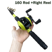 Load image into Gallery viewer, Telescopic Travel Rod Reel Combo 1.6–2.4m