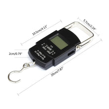 Load image into Gallery viewer, Portable Digital Hanging Fish Scale 50kg