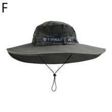Load image into Gallery viewer, Wide Brim Mesh Fishing Bucket Hat
