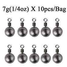 Load image into Gallery viewer, Multi-Size Fishing Sinkers 3.5–20g