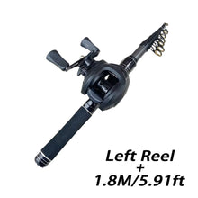 Load image into Gallery viewer, Sea Fishing Telescopic Rod &amp; Reel Combo, 1.5–2.4m