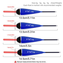Load image into Gallery viewer, FTK Barguzin Fir Vertical Floats 5-Pack (13–14.5cm)