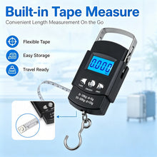 Load image into Gallery viewer, Digital Fish Scale with Ruler 50kg