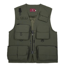 Load image into Gallery viewer, Quick-Dry Multi-Pocket Mesh Fishing Vest