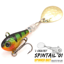 Load image into Gallery viewer, B&amp;U Spin Tail Spinner Blade Bait (5.6–13.4g)