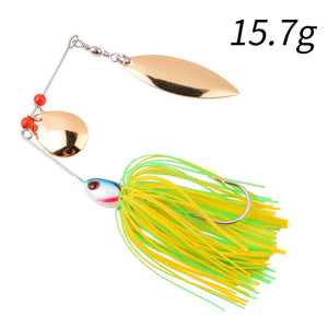 1pcs Spinner Bait 10G 16G 17g Hard Fishing Lure