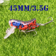 Load image into Gallery viewer, 4PCS Mixed Color Grasshopper Fishing Lure Set With Box