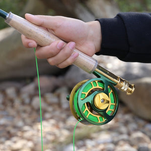 All In One Fly Rod and Fly Reel Combo with Fishing Line and Flies Gift Set
