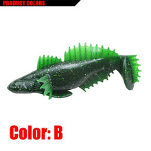 Load image into Gallery viewer, 1Pcs Super Big Soft Fishing Worm Jig Lures 11cm 19.5g