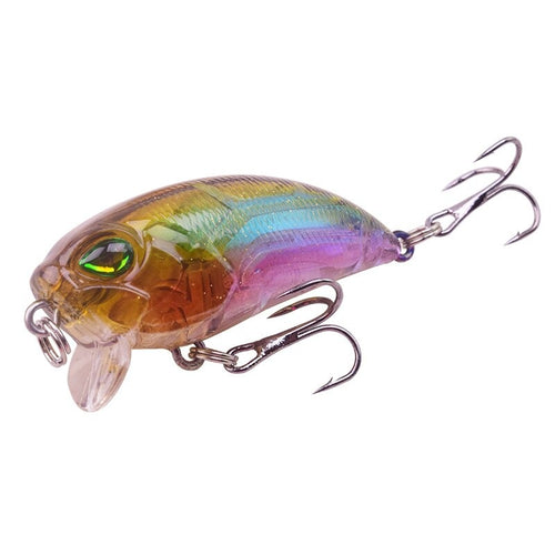 Topwater Fishing Lures 5cm 8g Crankbait Artificial Laser Fish bait