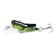 Load image into Gallery viewer, 4PCS Mixed Color Grasshopper Fishing Lure Set With Box