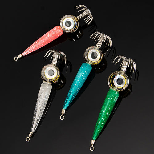 LED Light Deep Sea Glowing Luminous Squid Jig