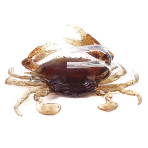 Bionic Crab Soft Silicone Artificial Lifelike Fishing Lure 80mm 19g