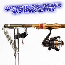 Load image into Gallery viewer, 1-Automatic Double Spring Fishing Rod Holder