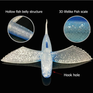High Quality Flying Fish Lure For Boat Trolling For Tuna Or Mackerel