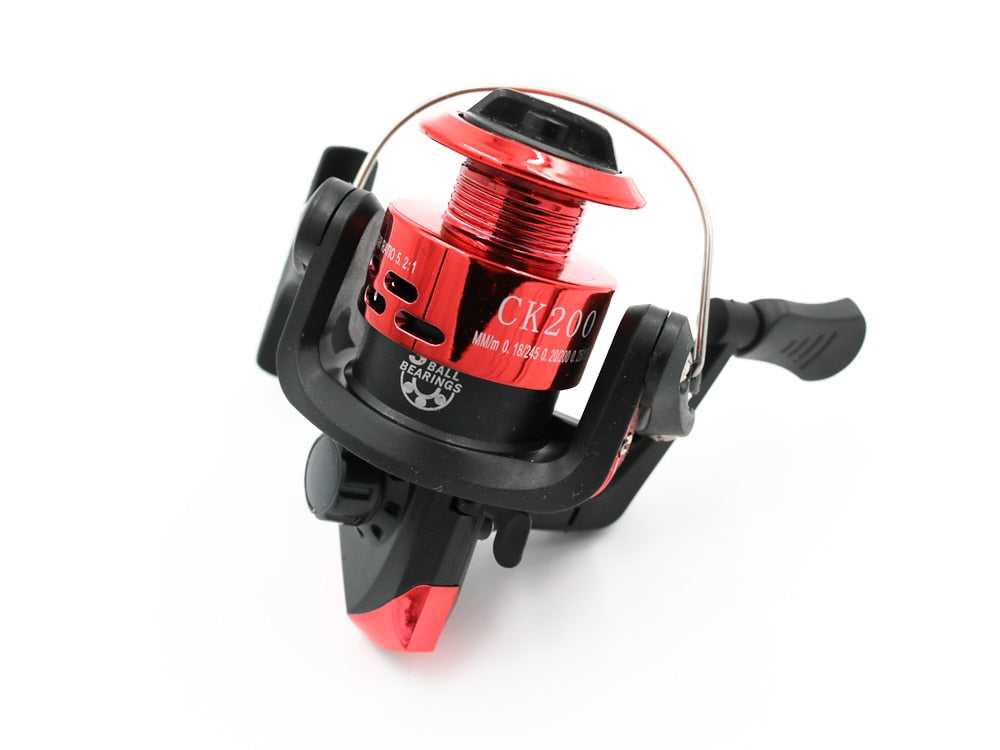 ck-200 fishing reel Small Fishing Reel 3BB Series Spinning Reel For Feeder Fishing – The Fishing Nook