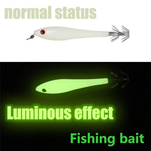 5pcs Luminous Squid Jig Fishing Lures
