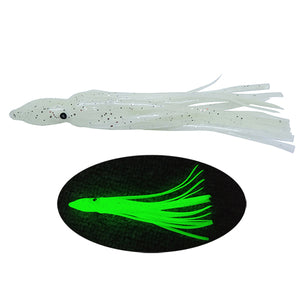 20-pieces Luminous Squid Skirts Soft Lure 5cm/9cm/11cm Night Fishing Lure for Tuna