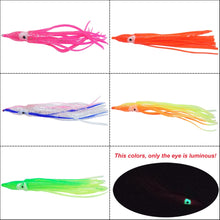 Load image into Gallery viewer, 20-pieces Luminous Squid Skirts Soft Lure 5cm/9cm/11cm Night Fishing Lure for Tuna