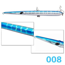 Load image into Gallery viewer, 205mm (8.07 in) 31g Floating and 36g Sinking long cast pencil stickbaits lure