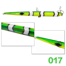 Load image into Gallery viewer, 205mm (8.07 in) 31g Floating and 36g Sinking long cast pencil stickbaits lure