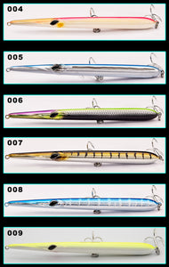 205mm (8.07 in) 31g Floating and 36g Sinking long cast pencil stickbaits lure