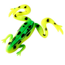 Load image into Gallery viewer, 3pcs Frog Fishing Lures 85mm/13g Soft Artificial Rubber Frog Baits