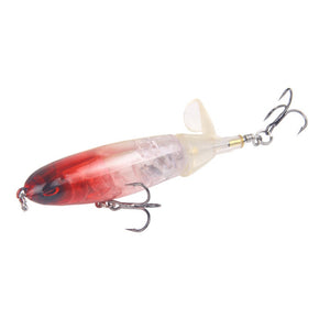 8pcs/lot Whopper Popper 10cm 13.2g  Fishing With Soft Rotating Tail