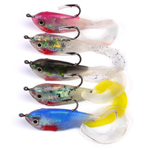 Load image into Gallery viewer, Soft Fishing Lure Grub Type Weights 5g 5.cm 5pcs/bag