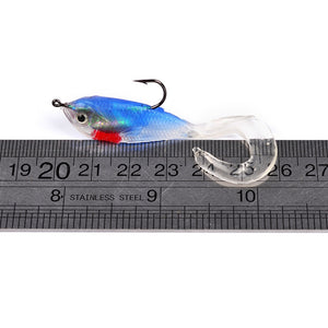 Soft Fishing Lure Grub Type Weights 5g 5.cm 5pcs/bag