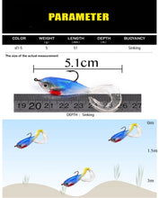 Load image into Gallery viewer, Soft Fishing Lure Grub Type Weights 5g 5.cm 5pcs/bag
