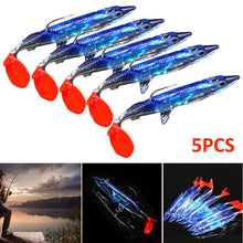 Load image into Gallery viewer, 5PCS Bionic Luminous Lead Shrimp-Shaped Soft Bait