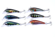 Load image into Gallery viewer, 6 pc set 3D Bionic Bass Bait