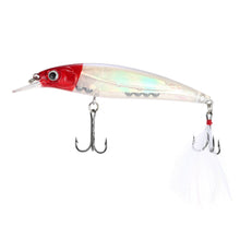 Load image into Gallery viewer, Rattlers 10 PC set Minnow Fishing Lures With Feather Hooks