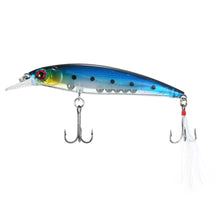 Load image into Gallery viewer, Rattlers 10 PC set Minnow Fishing Lures With Feather Hooks