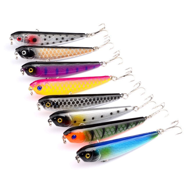 8PCS/lot Heavy Long Distance Throw Fishing Lures